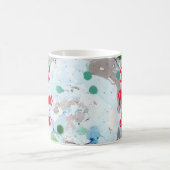 Moderne Abstracte Sjabloon Beste mama ooit Typogra Koffiemok (Center)