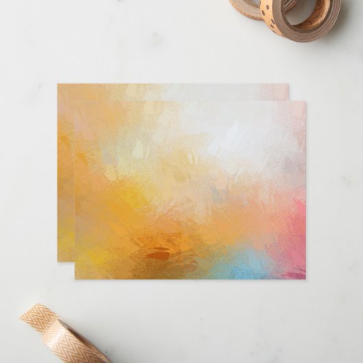 Moderne Abstracte Sjabloon voor Blank kunstwerk kl (Voorkant / Achterkant in situ)