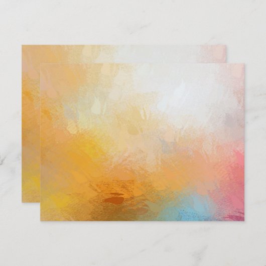 Moderne Abstracte Sjabloon voor Blank kunstwerk kl (Voorkant / Achterkant)