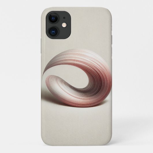 Moderne Abstracte Spiraal Vortex Kunst - Elegante Case-Mate iPhone Case (Achterkant)
