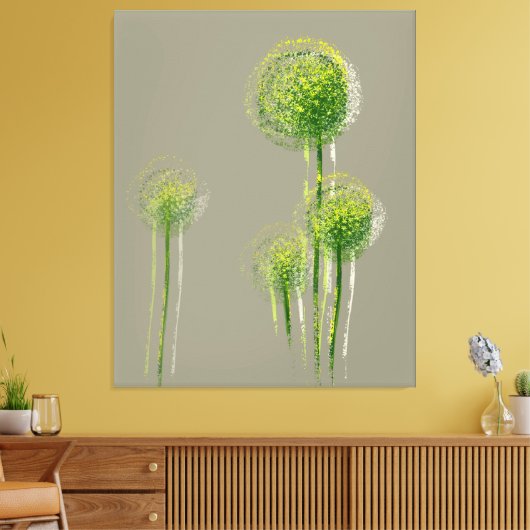 Moderne Abstracte springstbomen Canvas Afdruk (Insitu (Woonkamer))