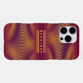 Moderne Abstracte standaard Paarse standaard Tripp iPhone Hoesje (Achterkant horizontaal)