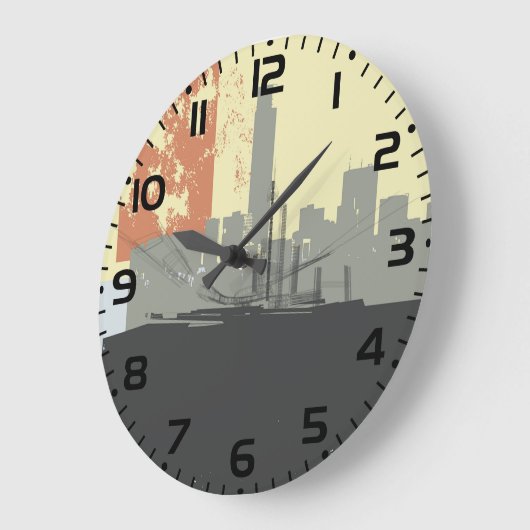 Moderne Abstracte stedelijke achtergrond levendig  Grote Klok (Hoek)