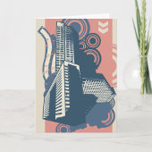 Moderne Abstracte stedelijke achtergrond levendig  Kaart