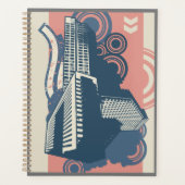 Moderne Abstracte stedelijke achtergrond levendig  Planner (Voorkant)
