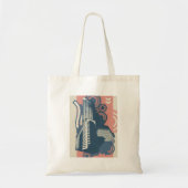Moderne Abstracte stedelijke achtergrond levendig  Tote Bag (Voorkant)