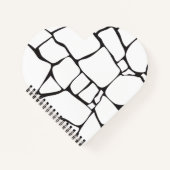 Moderne Abstracte Steenpatroon Notitieboek (Voorkant)