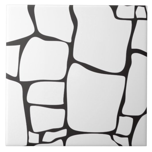 Moderne Abstracte Stenen Mozaïek Decoratie Tegeltje (Voorkant)