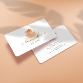 Moderne Abstracte stenen piramide yogastudio Visitekaartje