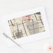 Moderne Abstracte Stickers uit het midden van de e (Envelop)