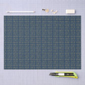 Moderne Abstracte Stippellijn Patroon Tissuepapier (Craft)