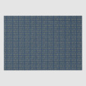 Moderne Abstracte Stippellijn Patroon Tissuepapier (Voorkant)