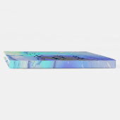 Moderne Abstracte strand bruiloft in de oceaan Gastenboek (Rug)