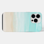 Moderne Abstracte Strand iPhone Hoesje (Achterkant horizontaal)