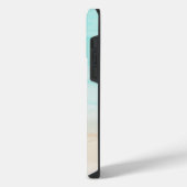 Moderne Abstracte Strand iPhone Hoesje (Linkerkant)