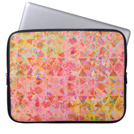 Moderne Abstracte Strawberry-laptophoes Laptop Sleeve