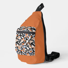 Moderne Abstracte Stroom Geometrie Patroon Ontwerp Sling Bag