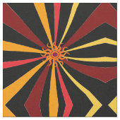 Moderne Abstracte Sun Fabric Stof (Close Up)