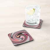 Moderne Abstracte Swirl Kunst #4 Onderzetter (Rechterzijde)
