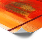 Moderne Abstracte tekenafdrukken Poster (Hoek)