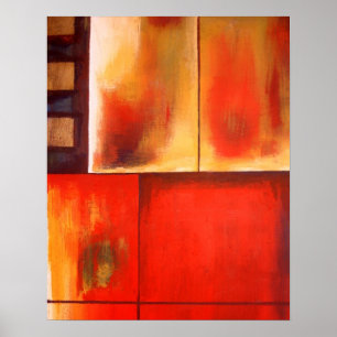 Moderne Abstracte tekenafdrukken Poster