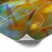 Moderne Abstracte tekenafdrukken Poster (Hoek)