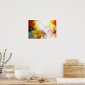 Moderne Abstracte tekenafdrukken Poster (Keuken)