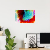 Moderne Abstracte tekenafdrukken Poster (Thuiskantoor)