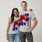 Moderne Abstracte tekenafdrukken T-shirt (Unisex)