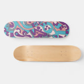 Moderne abstracte tekening persoonlijk skateboard (Horizontaal)