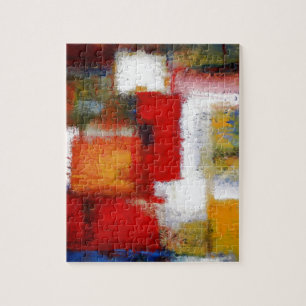 Moderne Abstracte tekenverf Legpuzzel