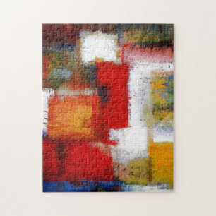 Moderne Abstracte tekenverf Legpuzzel