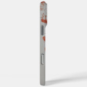 Moderne Abstracte telefoonhoes met Initialen en na Case-Mate iPhone Case (Achterkant / Rechts)