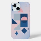 Moderne Abstracte telefoonhoes met levendige kleur Case-Mate iPhone Case (Achterkant)