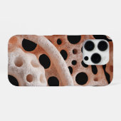 Moderne Abstracte Terracotta iPhone Hoes Hoesje (Achterkant horizontaal)