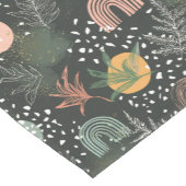 Moderne Abstracte Terrazzo & Botanische Collage Korte Tafelloper (Hoek)