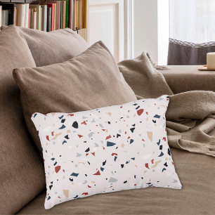 Moderne Abstracte Terrazzo Patroon uit het Midden  Accent Kussen