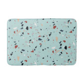 Moderne Abstracte Terrazzo Patroon uit het Midden  Badmat (Voorkant)