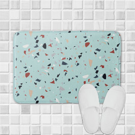 Moderne Abstracte Terrazzo Patroon uit het Midden  Badmat