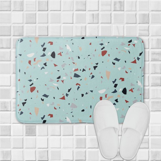 Moderne Abstracte Terrazzo Patroon uit het Midden  Badmat