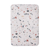 Moderne Abstracte Terrazzo Patroon uit het Midden Badmat (Voorkant Verticaal)