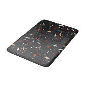 Moderne Abstracte Terrazzo Patroon uit het Midden  Badmat (Gekanteld)