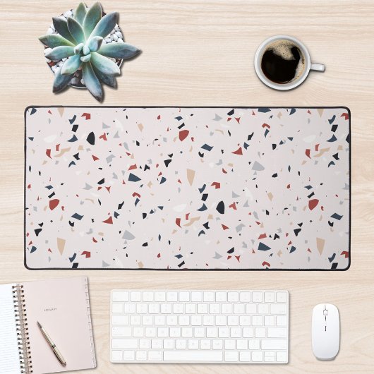 Moderne Abstracte Terrazzo Patroon uit het Midden  Bureaumat