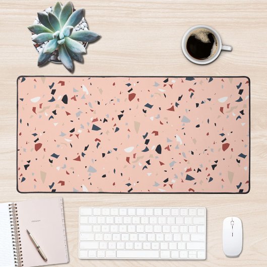 Moderne Abstracte Terrazzo Patroon uit het Midden  Bureaumat