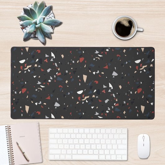 Moderne Abstracte Terrazzo Patroon uit het Midden Bureaumat