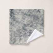 Moderne Abstracte Textuur Grijs Lavendel Salie Gro Bad Handdoek (Wasdoekje)