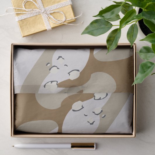 Moderne Abstracte Textuur Tissuepapier (Geschenk)