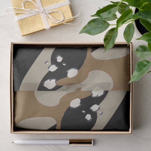 Moderne Abstracte Textuur Tissuepapier (Geschenk)