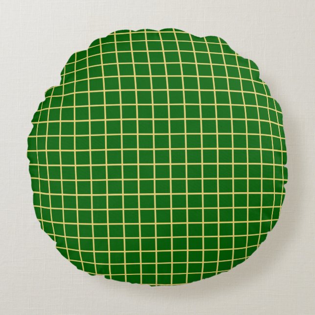 Moderne Abstracte Textuurontwerp Rond Kussen (Voorkant)