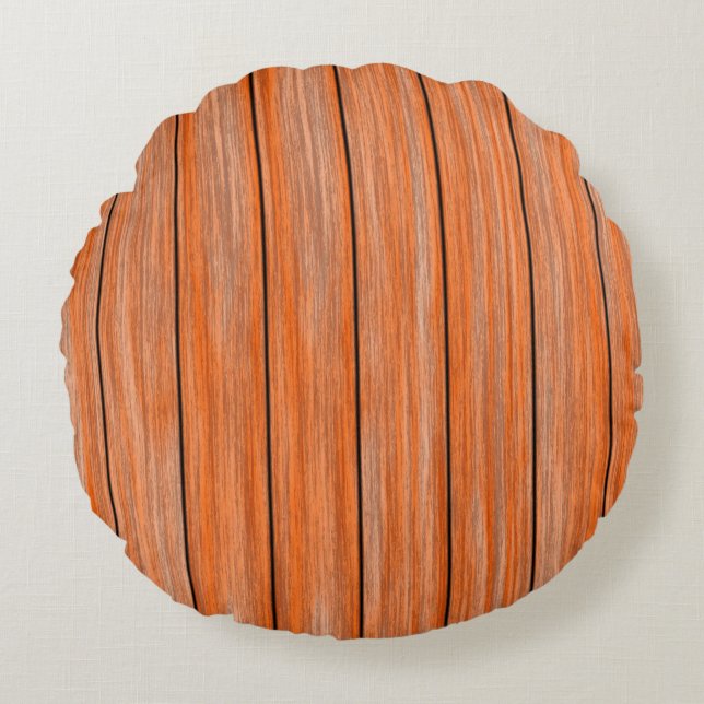 Moderne Abstracte Textuurontwerp Rond Kussen (Voorkant)